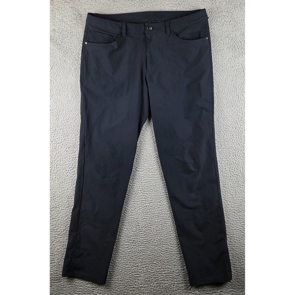 Lululemon ABC Pants Mens 36 (37x33) Blue Classic Stretch Warpstreme LM5426S